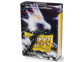 Dragon Shield Japanese Size Classic Sleeves - Clear (60 Sleeves)