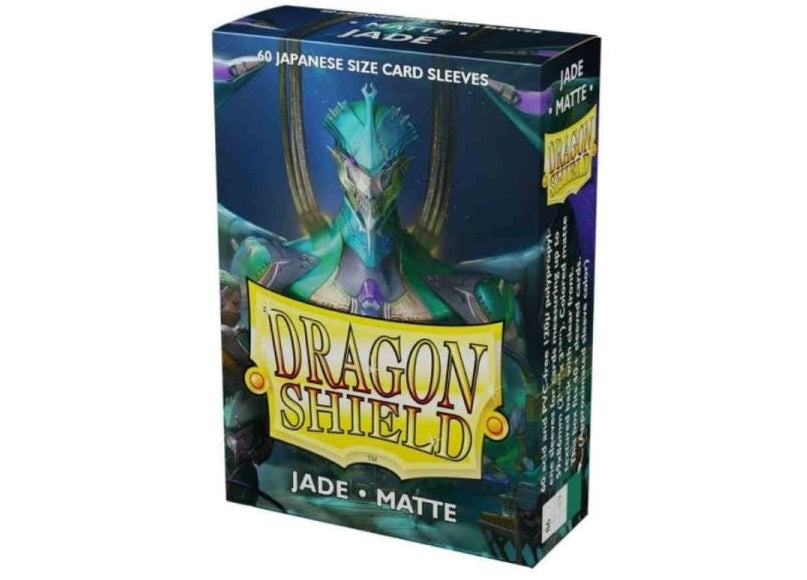 Dragon Shield Japanese Size Matte Sleeves - Jade (60 Sleeves)