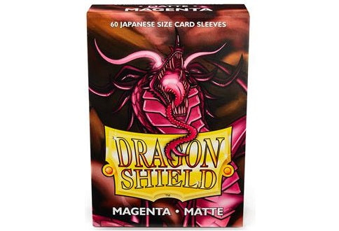 Dragon Shield Japanese Size Matte Sleeves - Magenta (60 Sleeves)