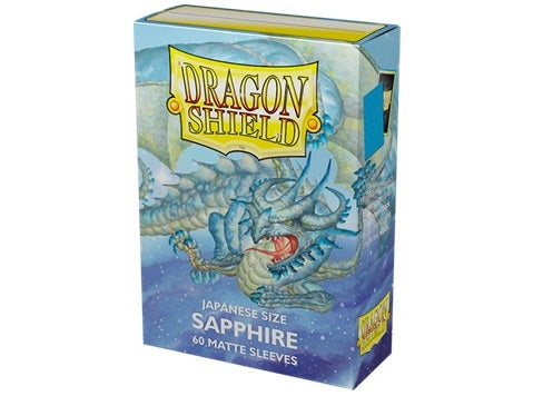 Dragon Shield Japanese Size Matte Sleeves - Sapphire (60 Sleeves)