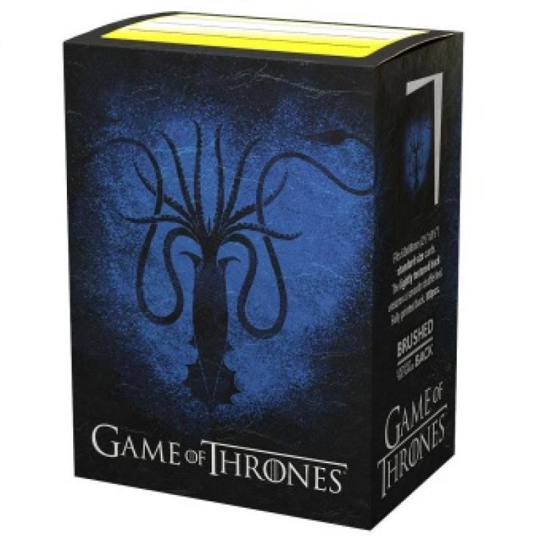 Dragon Shield Standard Sleeves - Game of Thrones House Greyjoy (100 Sleeves)