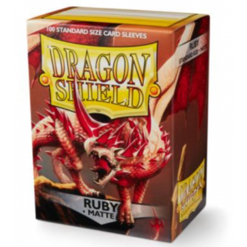 Dragon Shield Matte Sleeves - Ruby (100 Sleeves)