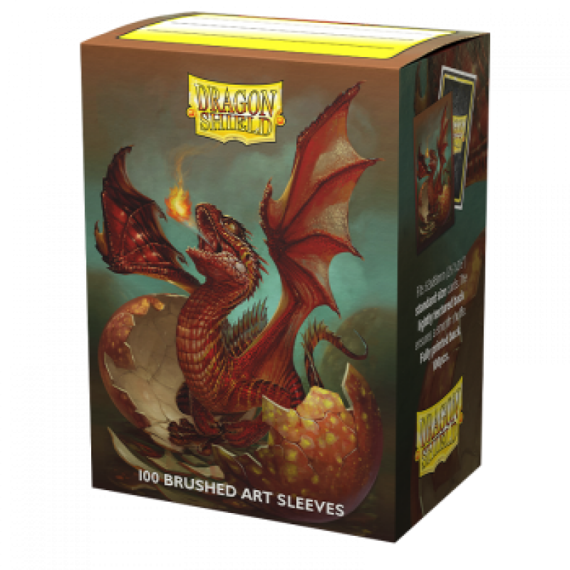 Dragon Shield Standard size Brushed Art Sleeves - Sparky (100 Sleeves)