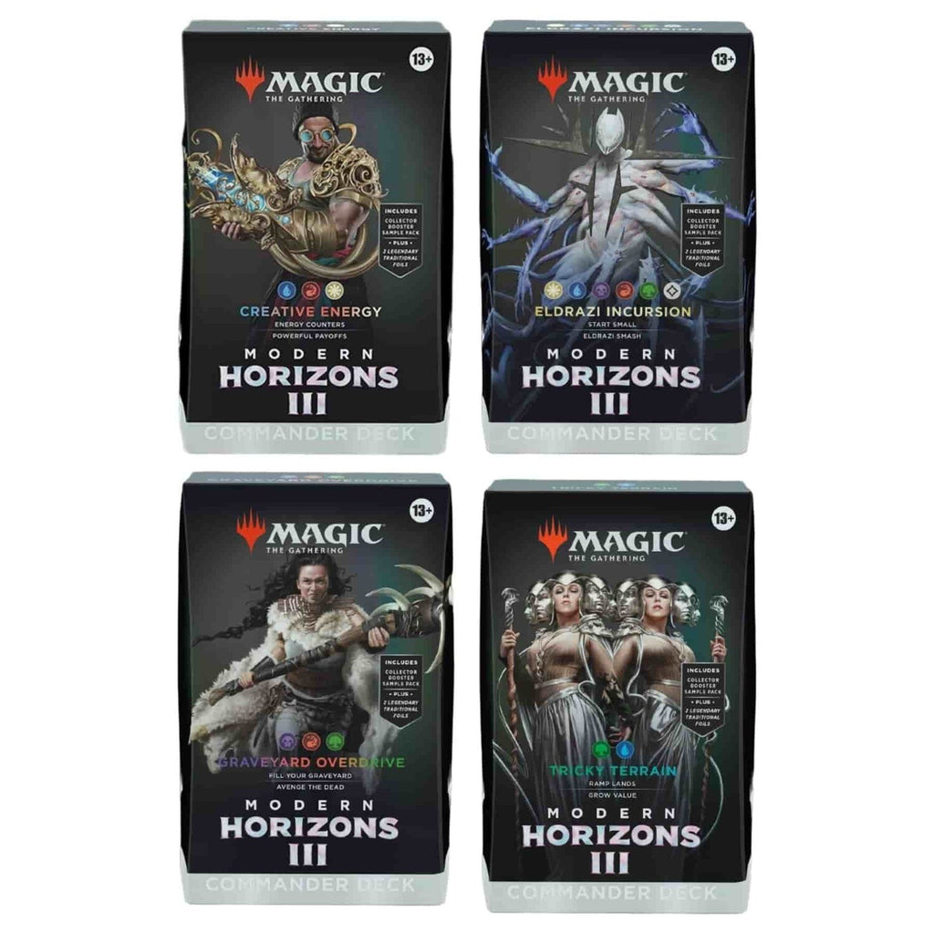 VorverkaufsMODERN HORIZONS 3 COMMANDER DECK DISPLAY (4 DECKS) - EN