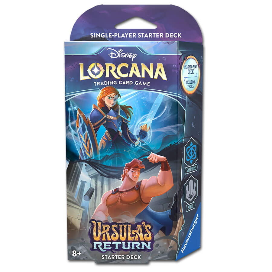 DISNEY LORCANA - URSULA'S RÜCKKEHR - STARTER DECK - SAPPHIER & STAHL - EN