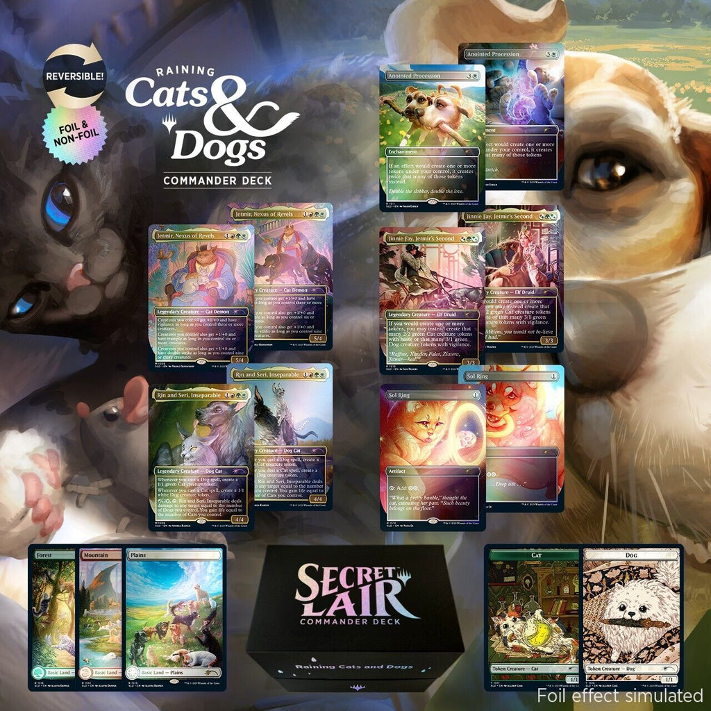 MTG Secret Lair Commander Deck: Raining Cats and Dogs EN